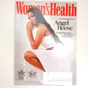 Womens Health Magazine March April 2024 Angel Reese Basketball Star Skin Care